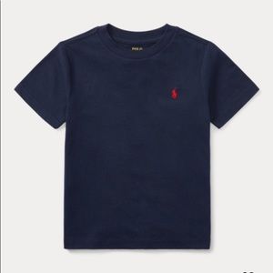 Navy blue polo tee shirt